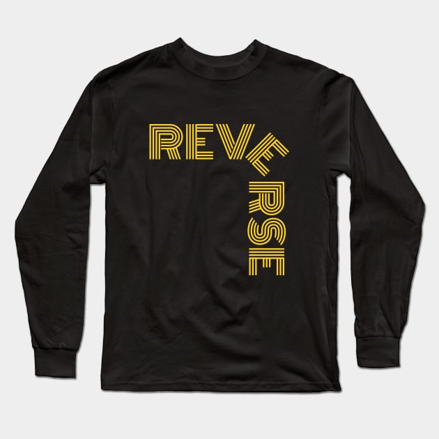 reverse Long Sleeve T-Shirt by Leap Arts